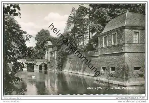Ahaus - Schloss - Parkseite - Foto-AK - Verlag Cramers Kunstanstalt (G29160) *
