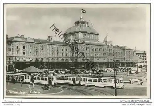 Scheveningen - Kurhaus - Strassenbahn - Foto-AK