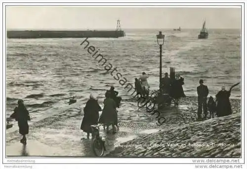 Scheveningen - Goede Vaart en behouden Thuiskomst - Foto-AK