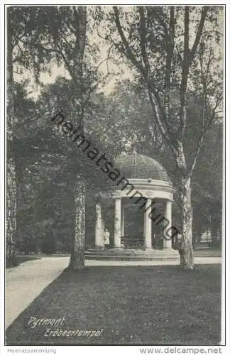 Pyrmont - Erdbeertempel - Verlag F. Pietsch Pyrmont 1909