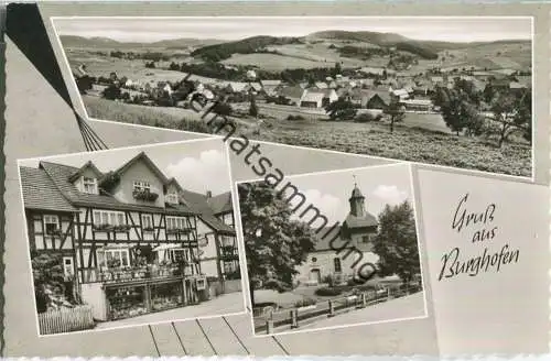 Waldkappel-Burghofen - Gasthaus zum Stern - Foto-Ansichtskarte - Verlag Walter Kistner Abterode 60er Jahre