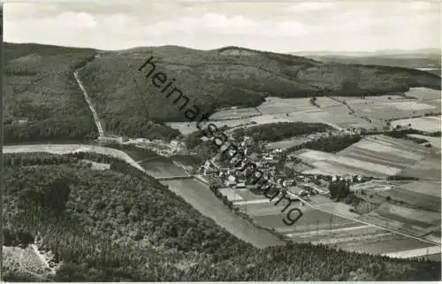 Hemfurth - Luftaufnahme - Foto-Ansichtskarte - Verlag Schöning & Co. Lübeck