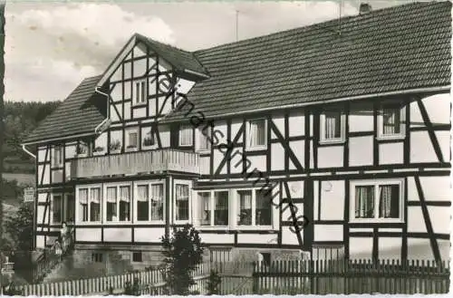 Appenfeld - Knüllwald - Gasthaus Trieschmann - Foto-Ansichtskarte - Verlag Eigenbrod Homberg 60er Jahre