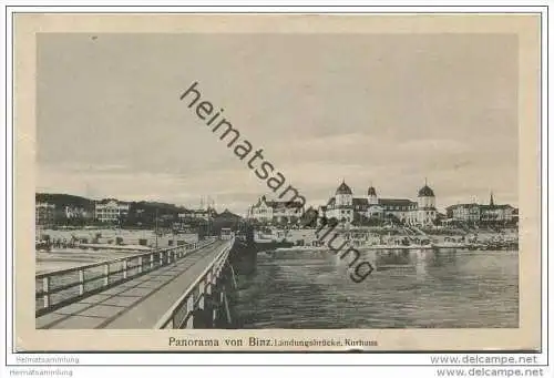 Panorama von Binz - Landungsbrücke - Kurhaus