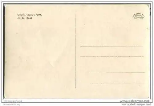 Greifenberg - Gryfice - An der Rega - Foto-AK