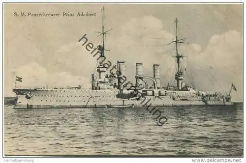 S.M. Panzerkreuzer Prinz Adalbert - Verlag Gebr. Lempe 1911