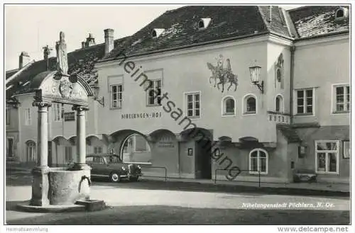 Pöchlarn - Hotel Restaurant Nibelungenhof Besitzer J. Und G. Hohensinn - Foto-AK - Verlag Foto Müller Pöchlarn
