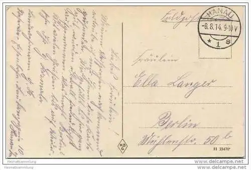 Hanau - Stadtschloss - Feldpost