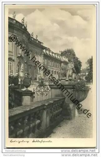 Ludwigsburg - Schlosspartie - Foto-AK