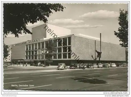 Berlin-Charlottenburg - Deutsche Oper - Foto-AK Grossformat 1961