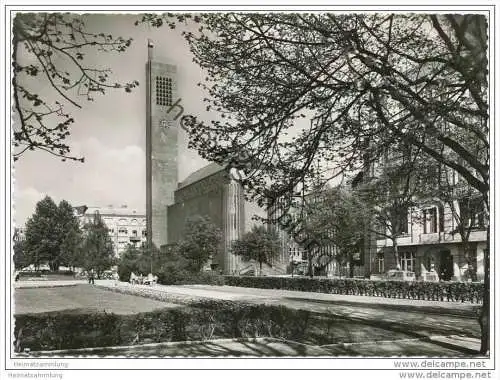 Berlin-Charlottenburg - Kirche am Hohenzollernplatz - Foto-AK Grossformat 1958