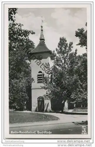 Berlin-Reinickendorf - Dorf-Kirche - Foto-AK 50er Jahre