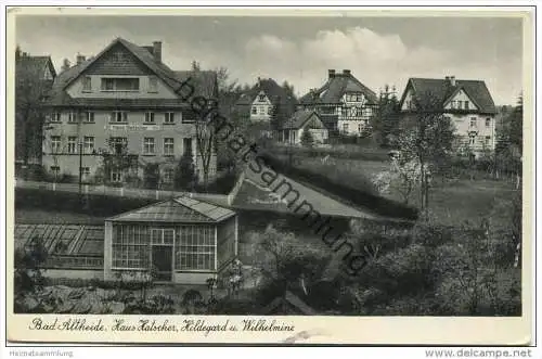 Bad Altheide - Haus Hatscher Hildegard und Wilhelmine - Verlag Herm. Adam Freiburg in. Schl. gel. 1938