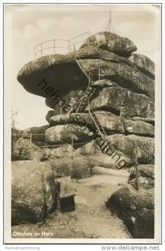 Ottofels im Harz - Foto-AK - Verlag Gala-Photo gel. 1938