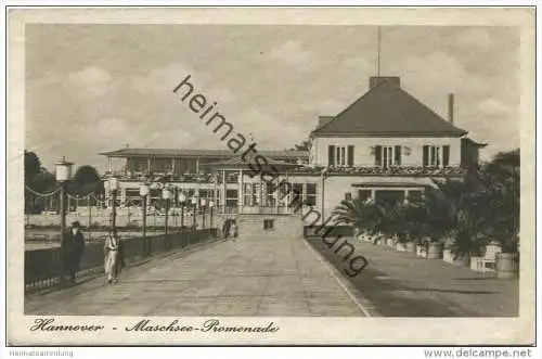 Hannover - Maschsee-Promenade - Verlag Schöning &amp; Co. Lübeck