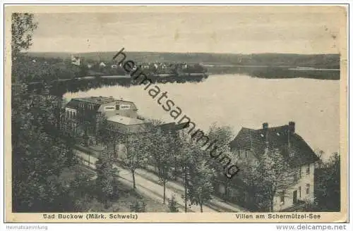 Bad Buckow - Villen am Schermützel-See - Strand-Hotel - Verlag W. Meyerheim Berlin gel. 1933