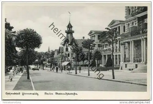 Zinnowitz - Neue Strandstrasse - Verlag Schöning &amp; Co. Lübeck