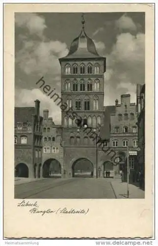 Lübeck - Burgtor - Stadtseite - Verlag Ludwig Möller Lübeck