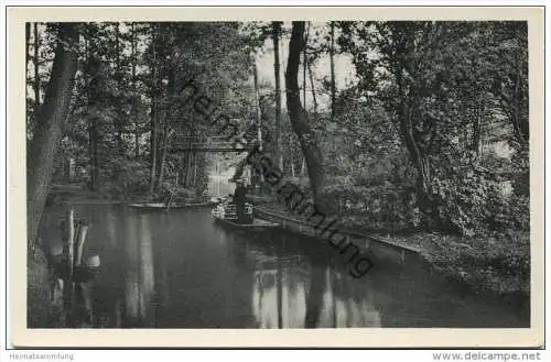 Wasserstrasse in Lehde 50er Jahre - Verlag Walter Meixner Leipzig