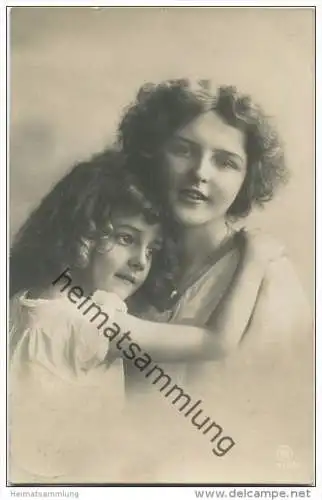Jeune femme - fillette - Verlag RPH (Rotophot Berlin) 1826/3 gel. 1908