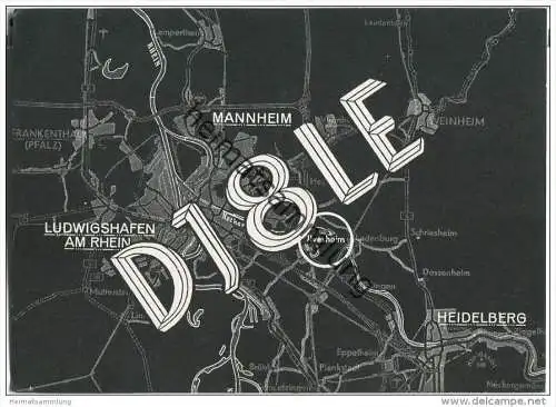 QSL - QTH - Funkkarte - DJ8LE - Ilvesheim - 1975