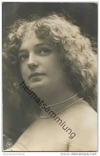 Junge Frau - jeune femme - Verlag NPG 592/1 gel. 1906