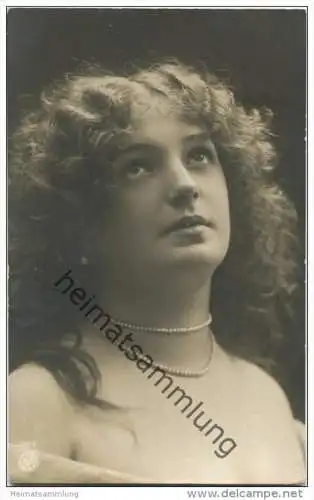Junge Frau - jeune femme - Verlag NPG 592/3 gel. 1906