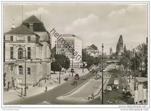 Berlin-Charlottenburg - Hardenbergstrasse - Foto-AK Grossformat 50er Jahre