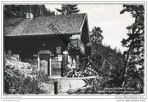 Rasthaus Wimmer - Talstation Seilbahn Eisriesenwelt bei Werfen - Fotokarte