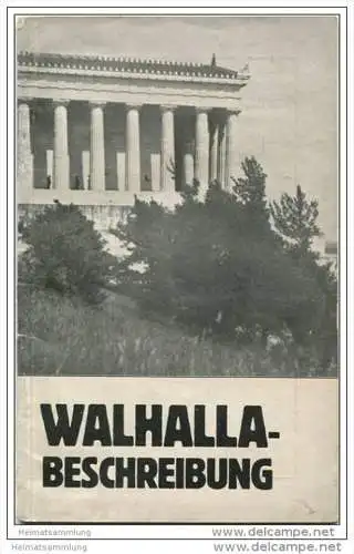 Donaustauf und Walhalla Beschreibung 30er Jahre - 50 Seiten mit 5 Abbildungen