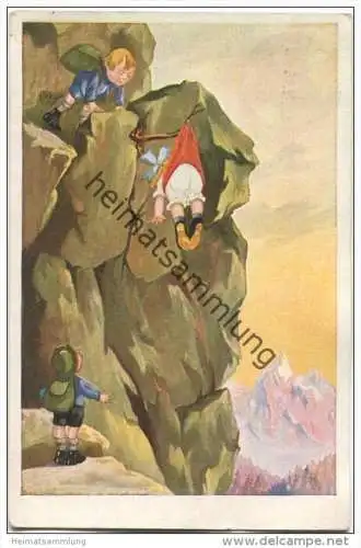 Drei kleine Bergsteiger gel. 1924