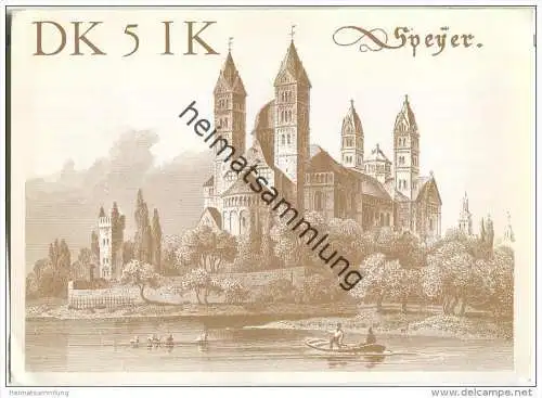 QSL - QTH - Funkkarte - DK5IK - Speyer - 1975