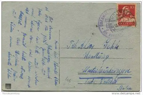 Herzlichen Glückwunsch zum Geburtstage - Zensurstempel - gel. 1917