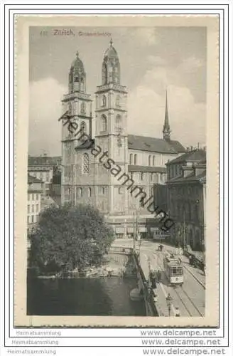 Zürich - Grossmünster - Strassenbahn