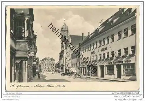 Kaufbeuren - Kaiser-Maxstrasse - Hotel Sonne -Foto-AK