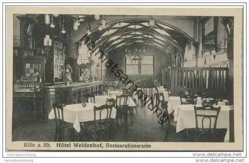 Köln - Hotel Weidenhof - Restaurationsraum