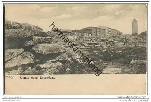 Gruss vom Brocken 1904