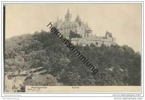 Wernigerode - Schloss 1907