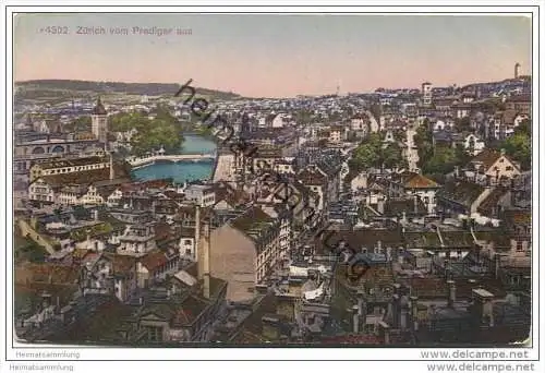 Zürich vom Prediger aus