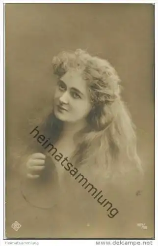 Junge Frau mit langen Haaren - Verlag ÖPC 885/86 gel. 1908