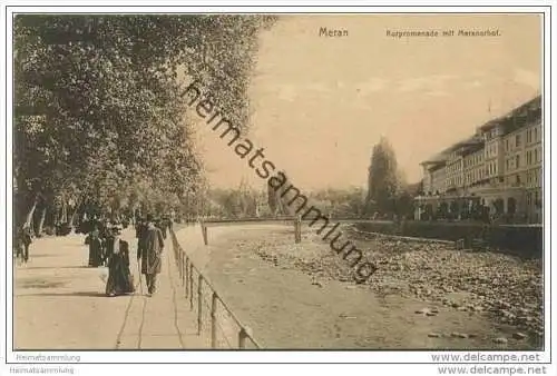 Meran - Kurpromenade mit Meranerhof