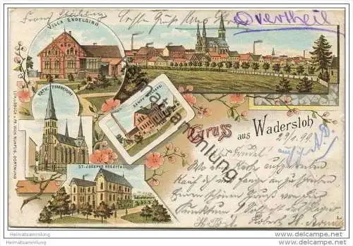 Wadersloh - Villa Engelsing - Dampf-Molkerei - St. Josephs Hospital - Kath. Pfarrkirche