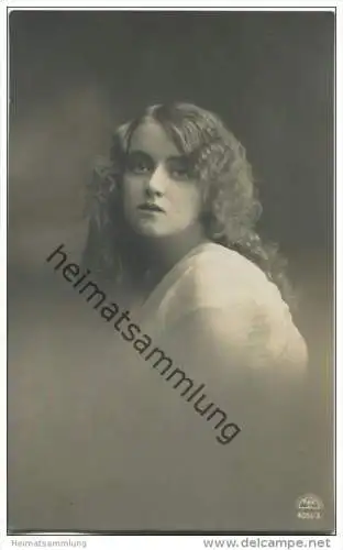 Junge Frau mit langen Haaren - jeune femme - Verlag R. &amp; K. L. (Regel &amp; Krug Leipzig)  4051/3 gel. 1910