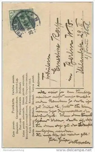 Junge Frau mit Schleier - Verlag NPG 589/4 gel. 1906