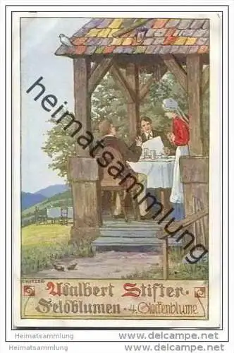 Adalbert Stifter - Ernst Kutzer - Feldblumen - 4. Glockenblume - Ostmark - Bund deutscher Österreicher Nr. 24