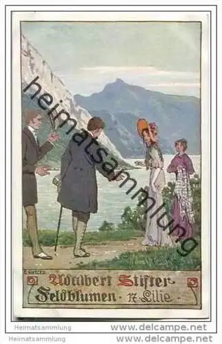 Adalbert Stifter - Ernst Kutzer - Feldblumen - 17. Lilie - Ostmark - Bund deutscher Österreicher Nr. 29