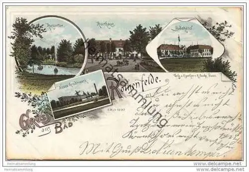 Bad Rothenfelde - Kurgarten - Gradierwerk - Badehotel - Kurhaus