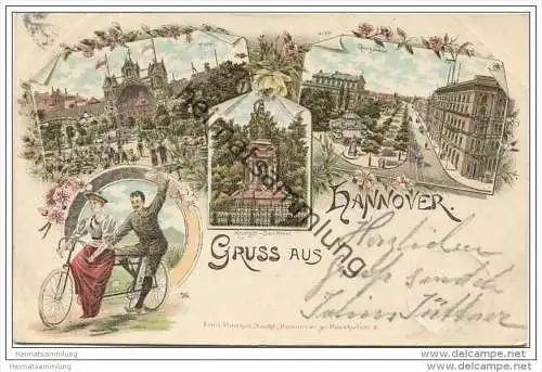 Hannover - Tivoli - Georgstrasse - Kriegerdenkmal - Fahrrad Tandem