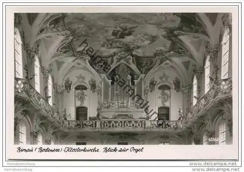 Birnau - Klosterkirche - Orgel - Foto-AK