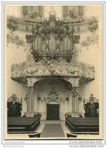 Ettal - Abteikirche - Orgel - Foto-AK-Grossformat